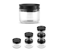 Dreamfarm Ortwo Lite Replacement Jars | Refillable Grinder | Salt, Pepper and Spice Mill Replacement Jars | Black, 2oz