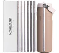 Dreamfocus Metal Straw Replacement Stainless Steel for Stanley IceFlow Aerolight Flip Straw 2.0 Bottle 24 oz