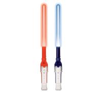 dreamGear DGWII-1230 Dual Glow Sabers- Silicone Cover Compatible- Blue & Red