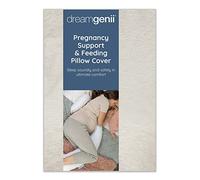 DreamGenii Pregnancy Support and Feeding Pillow Spare Cover - Beige Marl Cotton Jersey (DG-TR2168-12)