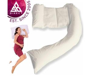 Dreamgenii Pregnancy Support & Feeding Pillow|Comfortable & Spacesaver|Washable