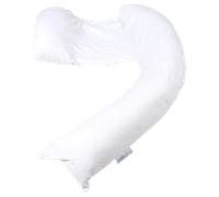Dreamgenii Pregnancy Support Pillow Cover - White
