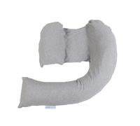 Dreamgenii Support and Feeding Pillow - Grey Marl Cotton Jersey