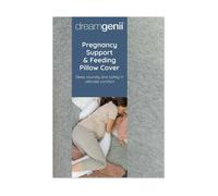 Dreamgenii Support and Feeding Pillow Spare Cover - Grey Marl Cotton Jersey
