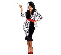 Dreamgirl 10671X Dalmatian Diva, Womens, Black/White, 3X