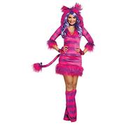 Dreamgirl 11161-CST-M Magic Cat Adult Sized Costumes, Pink/Purple, Medium