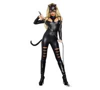 Dreamgirl Cat Fight Catwoman DC Comics Superhero Womens Halloween Costume 9959