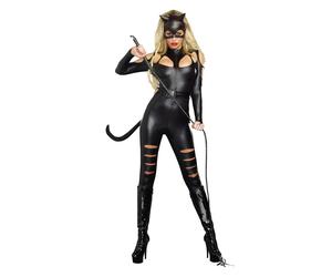 Dreamgirl Cat Fight Catwoman DC Comics Superhero Womens Halloween Costume 9959