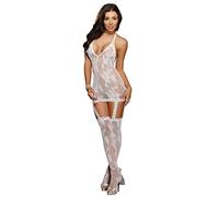 Dreamgirl Women's Florence Hosiery Garter Dress