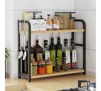 Dreamhousey Attached to it are washing systems made of stainless steel and spin over 2 ceilings for the kitchen, spices on the worktops and spice rack for the east system (A (black + wood colour))