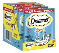 Dreamies Cat Snacks - Cat Treats with Crispy Texture and Creamy Filling, Various