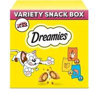 DREAMIES - Cat Treats 12 x 60g Multipack Biscuits Variety Snack Box 12 Pieces