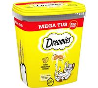 Dreamies Cat Treats Cheese 350g (pack of 2)