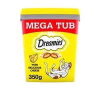 Dreamies Cat Treats Mega Tub, Has vitamins and minerals & no artificial flavours