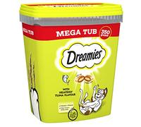 Dreamies Cat Treats, Tasty Snacks with Delicious Tuna Flavour, Pack of 2 (2 x 350 g)