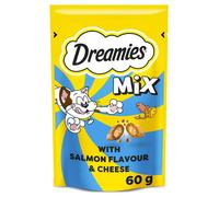 Dreamies Cat Treats, Tasty Snacks with Scrumptious Salmon and
