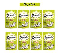 Dreamies Cat Treats, Tasty Snacks with Tempting Tuna - 60g ( 8 Pack )