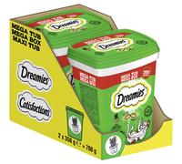DREAMIES Cat Treats with Catnip Flavour 350g MegaTub Pack of 2