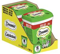 DREAMIES Cat Treats with Catnip Flavour 350g MegaTub Pack of 2