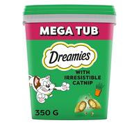 DREAMIES Cat Treats with Catnip Flavour 350g MegaTub Pack of 2