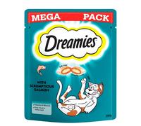 Dreamies Cat Treats with Salmon Mega Pack - Size: 200g