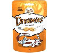 Dreamies Cat Treats with Tasty Chicken (60g) - Pack of 6