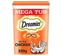 Dreamies Chicken Treats Mega Tub (350g) (May Vary)