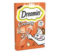 DREAMIES - Creamy Cat Treats - 11 x 40 g - Chicken - Multipack Snacks - 11 Packs