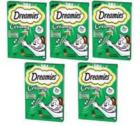 Dreamies Creamy Cat Treats with Catnip 4 x 10g