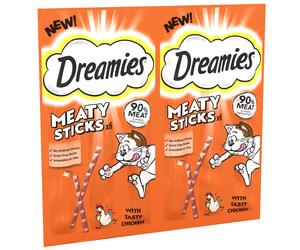 Dreamies Meaty Sticks with Tasty Chicken - Saver Pack: 3 x 30g