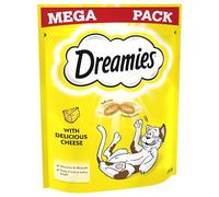 Dreamies Mega Pack Cat Treats, Tasty Snacks with Delicious Cheese, 6 Pouches of 200 g