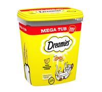Dreamies Mega Tub 2x350 g Snack box, Cat Treats Tasty Snacks with Delicious Cheese, Pack of 2