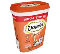 Dreamies MegaTub Cat Treats 350g Various Packs Chicken/Cheese/Salmon/Tuna/Catnip