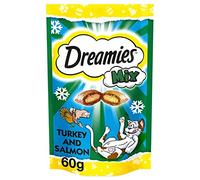 Dreamies Mix Cat Treat Biscuits with Turkey & Salmon Flavour Limited Edition 60g