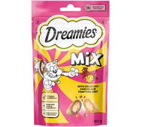 Dreamies Delicious Cheese and Tempting Beef Adult Cat Treats 60g
