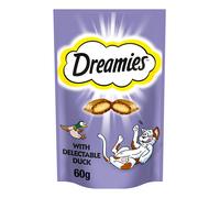 Dreamies Mix Cat Treats Duck 60g (PACK OF 6)