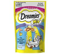 Dreamies Cat Treats Mix - Salmon & Cheese - 8 x 60 g