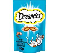 Dreamies Salmon 60G (Pack Of 8)