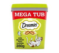 Dreamies Treats with Tuna for Cats 350g Tub 1 Bag