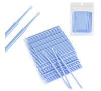 Dreamil Micro Applicator Brushes, Pack of 400 Disposable Micro Brushes, Micro Eyelash Brush, Mascara Swab for Lashes Graft, Makeup Cleaning Sticks, Cleanliness (Pink/Light Purple/Blue) (Blue 400