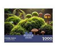 Dreamina-2025-07-05-4176-A Seamless Moss-inspired Pattern, Featur... 1000 Piece Puzzles Square Puzzles for Adults And Kids, Challenging And Educational Birthday Gifts 38x26cm/1000pcs