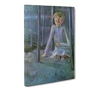 Dreaming Boy By Walter Gramatte Canvas Print | Gallery Wrapped 30mm Frame Wall Art | 24x16 inches | Ready to Hang | Classic People Picture | Living Room Bedroom Lounge Office