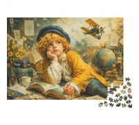 Dreaming Child 1000 Pieces Mini Jigsaw Puzzle for Adults | 38x26cm Cardboard, Living Room Decor, Durable Structure, Birthday Gift, Mind Relaxation