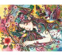 Dreaming In Bloom 1000 Piece Jigsaw Puzzle,Premium,Stress Relief,Whimsical Challenge,Educational Toy,Home Wall Decor,Gift Idea,Adults & Kids 14+ 70x50cm