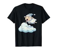 Dreaming Lamb On Cloud Kids Sleep Time T-Shirt