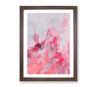 Dreaming Memories In Abstract Modern Framed Print | A2 Walnut Framed Wall Art | Ready to Hang | Abstract Fantasy Picture | Living Room Bedroom Lounge Office
