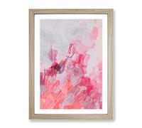 Dreaming Memories In Abstract Modern Framed Print | A3 Oak Framed Wall Art | Ready to Hang | Abstract Fantasy Picture | Living Room Bedroom Lounge Office