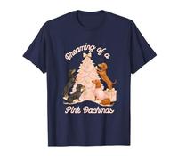 Dreaming of a Pink Dachsmas Holiday Christmas Dachshund T-Shirt