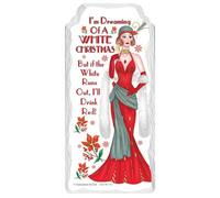 Dreaming Of A White Christmas Hanging Plaque