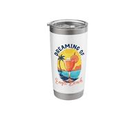 Dreaming of Eagle Beach Stainless Steel Insulated Tumbler
